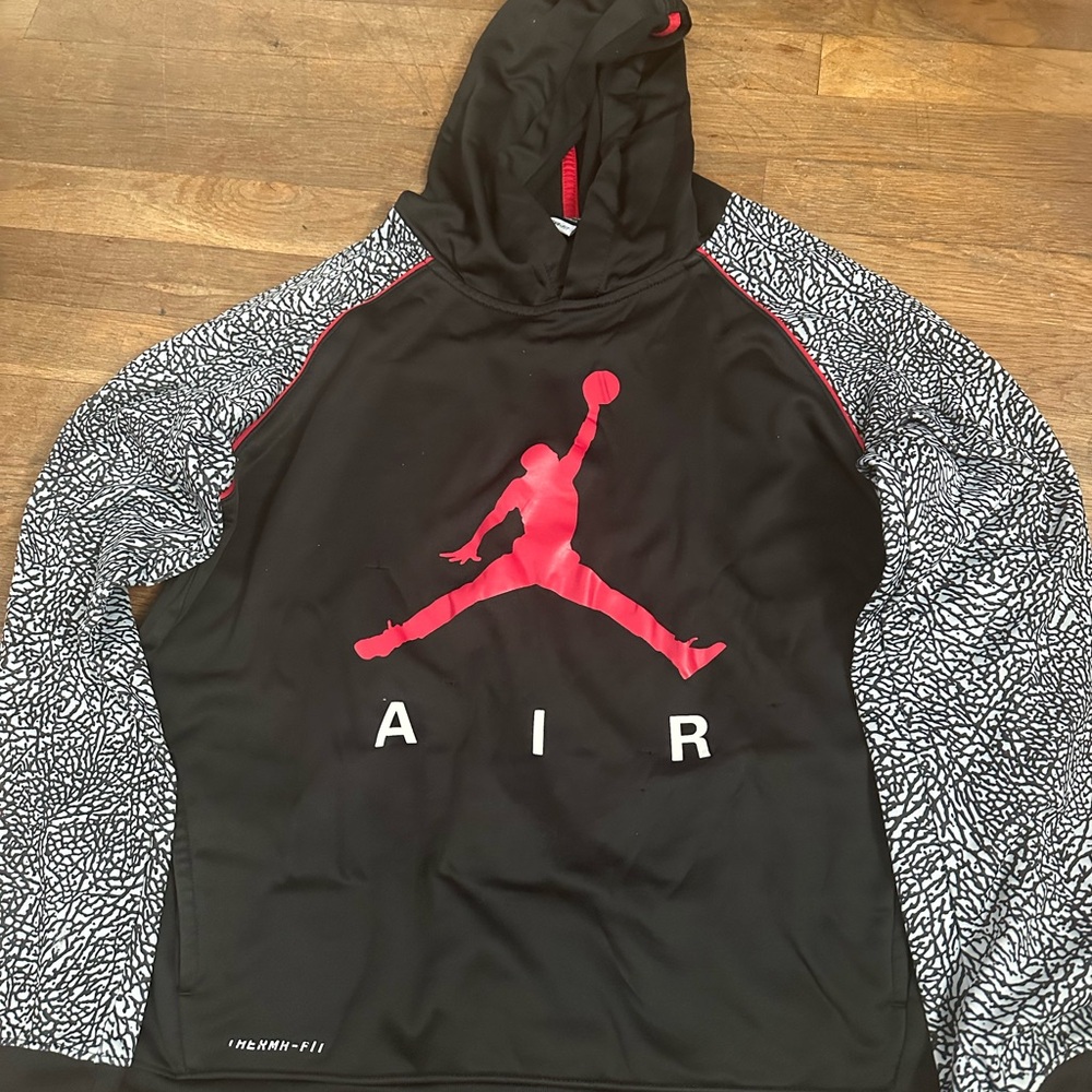 Jordan Black and Red Hoodie